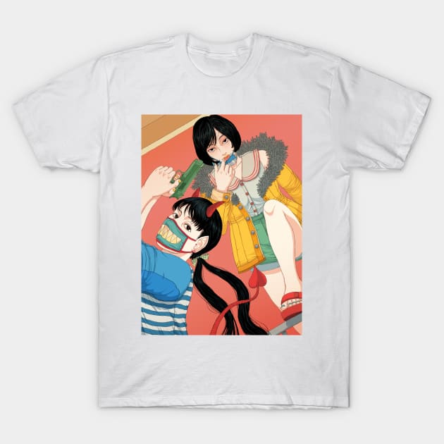 Monster Girls T-Shirt by Magtira_Paolo